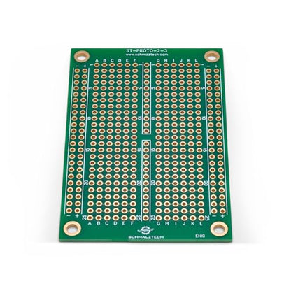 Double Sided ENIG Protoboard, Solderable Breadboard, Electronic Circuit Board for DIY Prototype Circuit, FR4, Plated Through Hole Solder Prototype Board, ST-PROTO-2-3 (2" x 3") - style: 2" x 3"