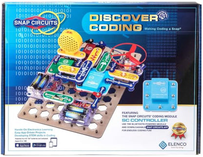 Snap Circuits Discover Coding STEM Coding Toy for Kids Ages 8+