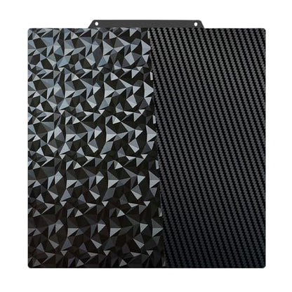 Double Sided Textured PEO PET Build Plate for Ankermake M5/QIDI Q1 Pro 3D Printer,250x250mm HeatingBed Spring Steel Flexible Platform Print Bed - size: 250X250mm