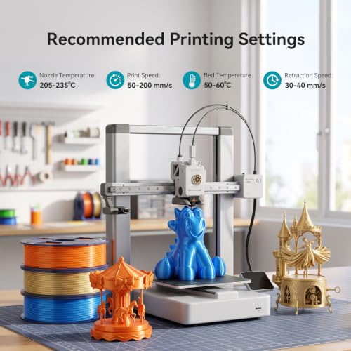 SUNLU Silk 2.0 PLA 3D Printer Filament, 1KG, Silver - color: 1000g Silver
