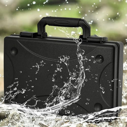 TORIBIO Hard Carrying Case with Foam,Shockproof Storage Box 13.6"x8.3"x2.5" - size: 13.6" x 8.3" x 2.5"