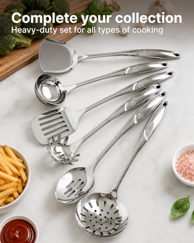 Zulay Kitchen Stainless Steel Draining Spoon - size: Draining Spoon
