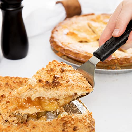Mercer Culinary Millennia Pie Knife/Server, 5 Inch x 3 Inch Blade, Black Handle - color: Black, size: 5 x 3-Inch Pie Server