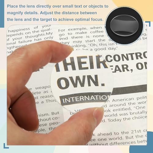 PATIKIL 15 Pack Biconvex Lens, 50mm Dia. 180mm Focal Length Spherical Optical Lenses Magnifier Paperweight Acrylic Double Convex for DIY Office Desk Home Science Experiment Telescope - size: 50mm Dia. x 180mm Focal Length