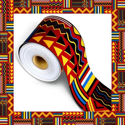 Outus 68 ft Juneteenth Day Bulletin Board Borders, 2.99 Inches - size: 2.99 Inches, style: Africa American