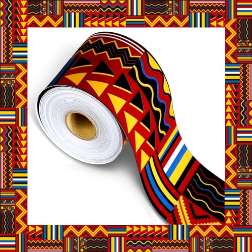 Outus 68 ft Juneteenth Day Bulletin Board Borders, 2.99 Inches - size: 2.99 Inches, style: Africa American