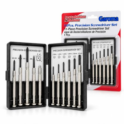 11PCS Mini Precision Screwdriver Set for Eyeglasses, Watches & Electronics - size: 11 in 1