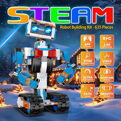 STEM Robot Building Toys for Kids, Robotics Science Toy for Boys Age 8-12