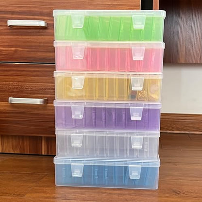 31-Piece Clear Inner Box Organizer for Hardware - color: Clear