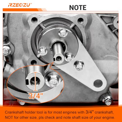 3/4" Crankshaft Holder Tool Kit Replacement for Predator 212 Engine - size: Crankshaft Holder Tool