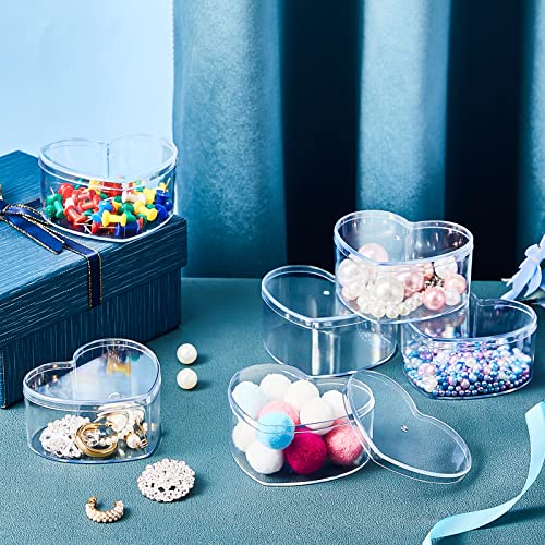 8 Pcs Clear Acrylic Box with Lid, 3.27 x 2.76 x 1.57 Inch, Classic Style - size: 3.27 x 2.76 x 1.57 Inch, style: Classic style
