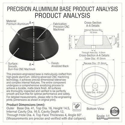 Temperature Tester Aluminum Base Holder