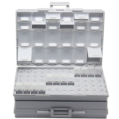 2 Aidetek BOXALL96 96 lids Enclosure SMD SMT Surface Mount Components Parts Box - style: 2BOXALL96