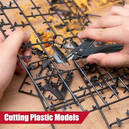 2 Pack Micro Wire Cutter, 5 Inches Flush Cutters, Black Side Cutters