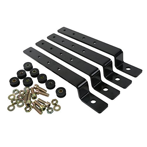 XMT-MOTO Adjustable Universal Hard Saddle Bag Mounting Bracket Kit For Motorcycle Cruiser