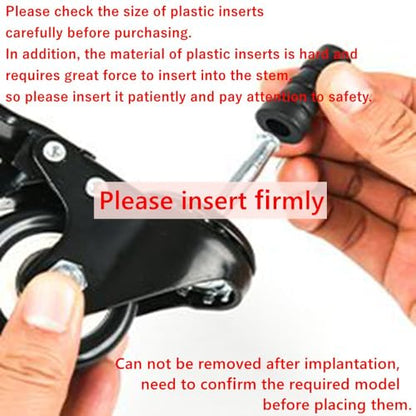 2 Inch Shop Vac Wheels Replacement Parts Stem Casters 5/16" x 1.5" (8x38mm) - style: 4 With Brake