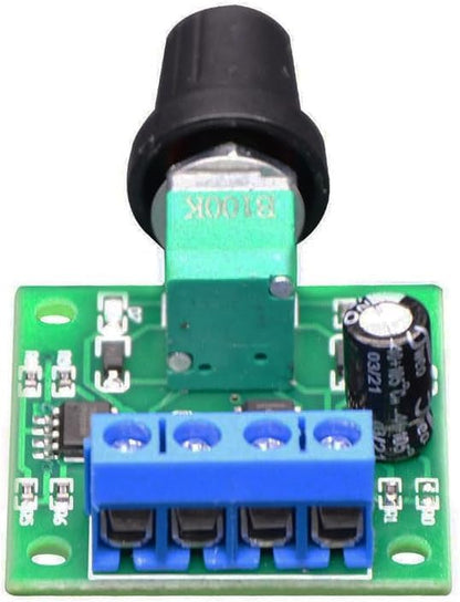 RUIAN PWM DC Motor Speed Controller 1.8-12V 2A 30W Driver 1803BK 5-Pack Kit