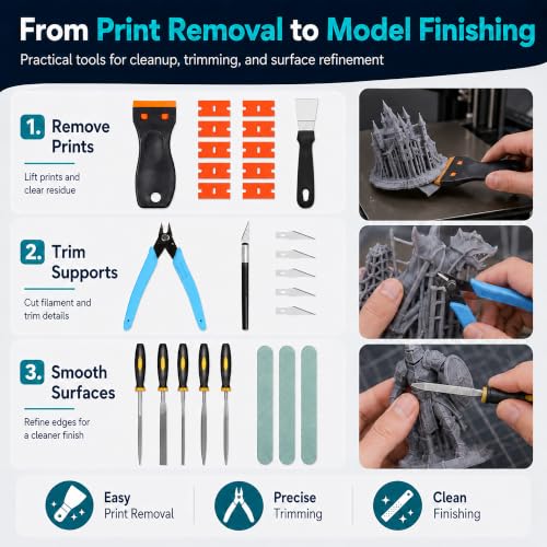 3D Printer Tool Kit for Bambu Lab P2S/P2S Combo, Maintenance Accessory Set