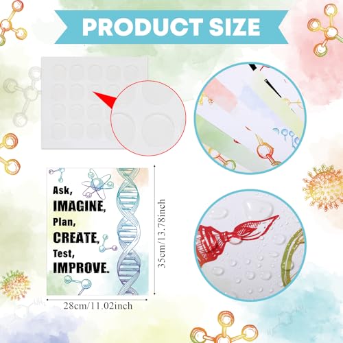 Zonon 10 Pcs Science Classroom Decor Science Bulletin Board, Inspiring - style: Inspiring