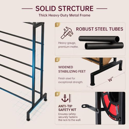 3D Printer Filament Storage Rack, Heavy Duty Metal Desk/Stand Organizer - size: Size 6