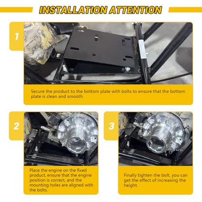 Torque Converter Mounting Adapter Plate for Predator 212cc 224cc 196 6.5hp - size: Adapter Plate Only