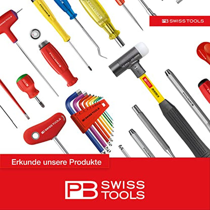 PB Swiss Tools Hex Electronic Screwdriver Set PB 8625 | 100% Swiss Made | 4-piece Electronic Screwdriver Set Size 1.5/2/2.5/3 mm for Fine Tightening and Adjustment Work