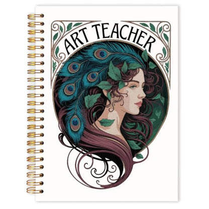 Qabliqo Art Teacher Gifts for Women Spiral Notebook Journal - color: Art Teacher 3