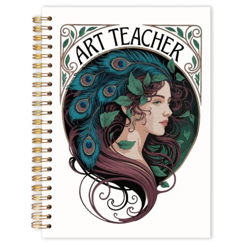 Qabliqo Art Teacher Gifts for Women Spiral Notebook Journal - color: Art Teacher 3