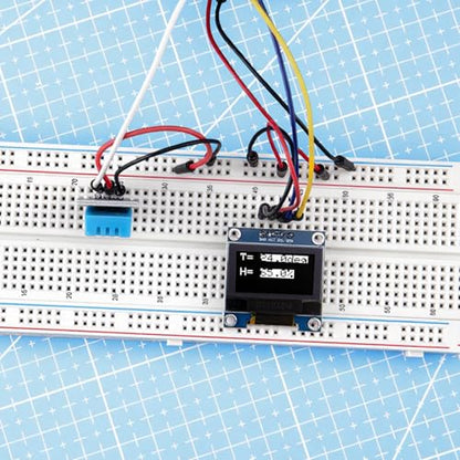 ELEGOO 3PCS 0.96 Inch OLED Display Screen Module, Self-Luminous, SSD1306 - color: Single White