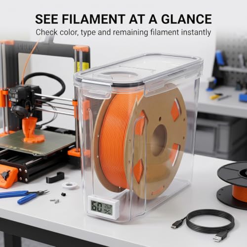 Filament Storage Box 6 Pack, Airtight 3D Printer Filament Container
