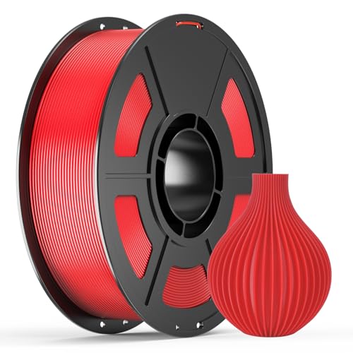 IEMAI High Speed PETG 3D Printer Filament 1.75mm, 300mm/s, 1kg, Red - color: Red