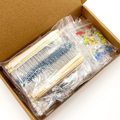 1390pcs Electronic Component Kit LED Diodes Resistors Capacitors Transistor
