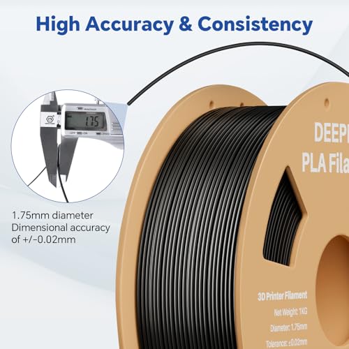 PLA 1.75mm 3D Printer Filament, 2 Pack 1kg Beige/Brown - color: 2*beige/Brown