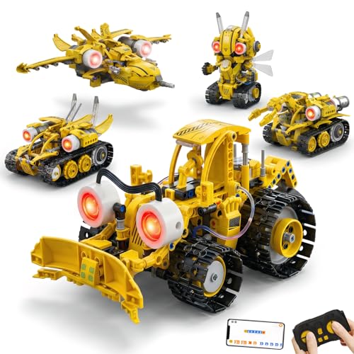 5-in-1 Programmable Robot Kit, Robot Building Kit, Servo