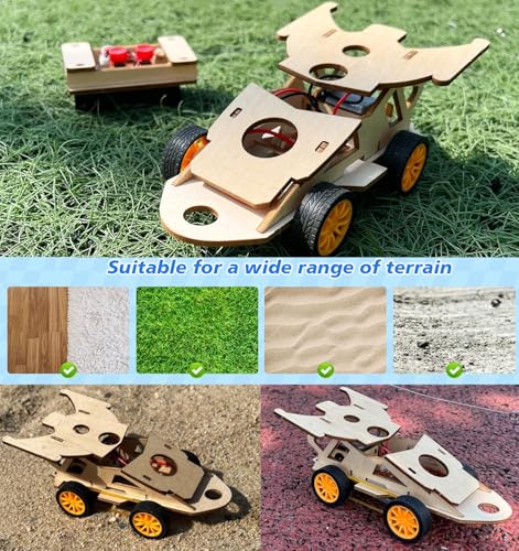 DIY Remote Control Car & Solar Car-STEM Kits Kids 8-10-Science Toy Boy 8-13 - size: 5.9 x 8.3 x 1.6 inches