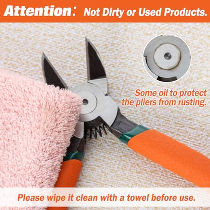Diagonal Pliers for Flush Cut Plastics, 45°Angled Wire Cutters - style: 45 Angled Wire Cutters