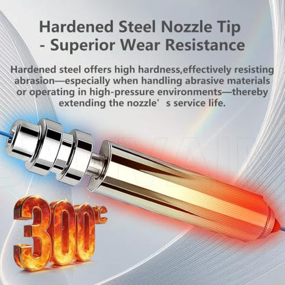 3 Pack 0.4mm Hotend Nozzles for Anycubic Kobra 4 & Kobra X, Integrated Hardened Steel Quick-Swap High Temperature High Flow Replacement Nozzle, Includes 3 Silicone Socks & 3 Cleaning Brushes - style: 3 PK 0.4MM Kobra X Nozzle Kit