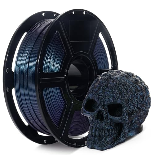 FLASHFORGE Chameleon Rapid PLA Filament 1.75mm Burnt Titanium, PLA Color Shift High Speed 3D Printer Filament, Max 500mm/s Fast Printing, Display Shimmering Effects from Various Angles and Light - color: Burnt Titanium