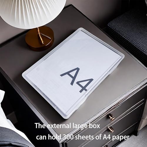 25-Piece Clear Assorted Plastic Box Set for Sticker Sorting