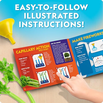 National Geographic Junior Chemistry Set with 50 Experiments for Kids