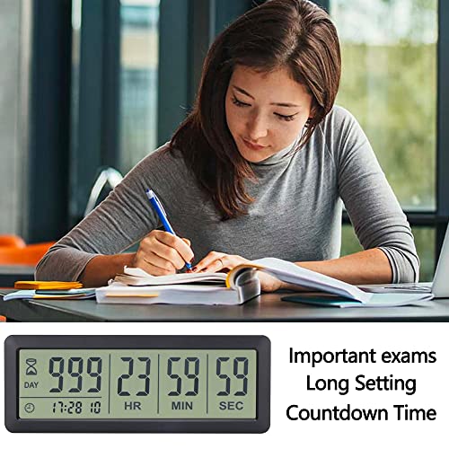 Digital Countdown Days Timer, Black - style: M220 Black Countdown Timer