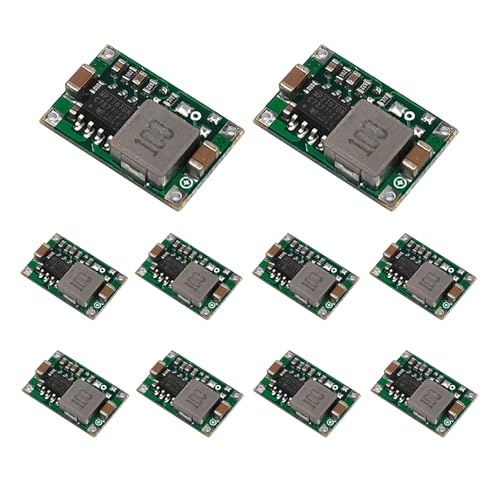 3.3V Buck Converter Module 10 Packs DC 4.75-23V 5V to 3.3V Step-Down Regulator Board 1.8A Output for Arduino, ESP32, DIY Electronics - style: 10PCS-3.3V-Green
