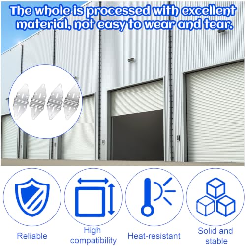 8 Pcs Garage Door Hinges Heavy Duty #1#2#3#4 Galvanized Steel