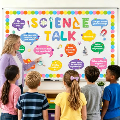 Fancy Land Science Bulletin Board Set for Classroom Decoration Science Talk