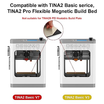 Sticker Paper Pack for TINA2 V3V5V7 Basic/Pro 3D Printers, 10pcs, Not Compatible with TINA2S