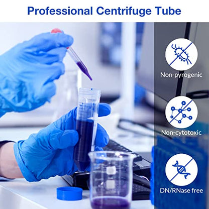 SimPure Centrifuge Tubes 50mL, Conical Tubes Sterile 25PCS Screw Cap Tube - size: 50mL-25Pcs