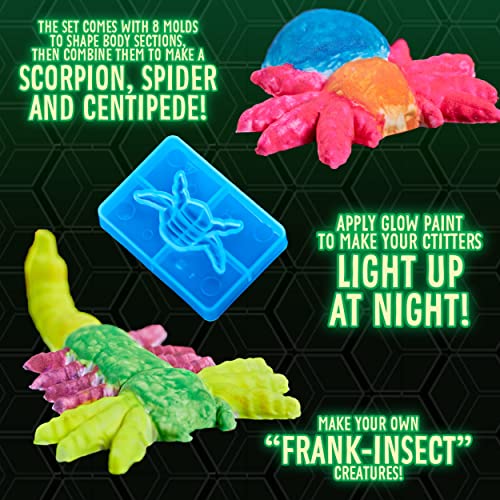 Crayola Glow in The Dark Critter Creator, Clay Bug Toy Kit for Kids