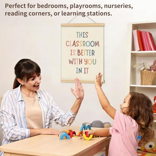 Classroom Wall Decor Banner,This Classroom Is Better With You In It - color: with you in it