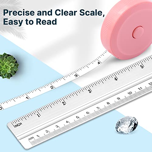 Tape Measure, 5 Pack 79 Inches/200CM Measuring Tape for Body Measurements Weight Loss, Retractable Fabric Sewing Small Cloth Waist Body Tape Measure Body Measuring Tape - size: 79in