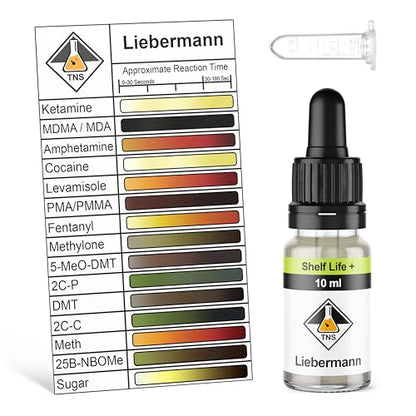 | Liebermann Surface Residue Forensic Drug Test (10ml) - size: 10ml